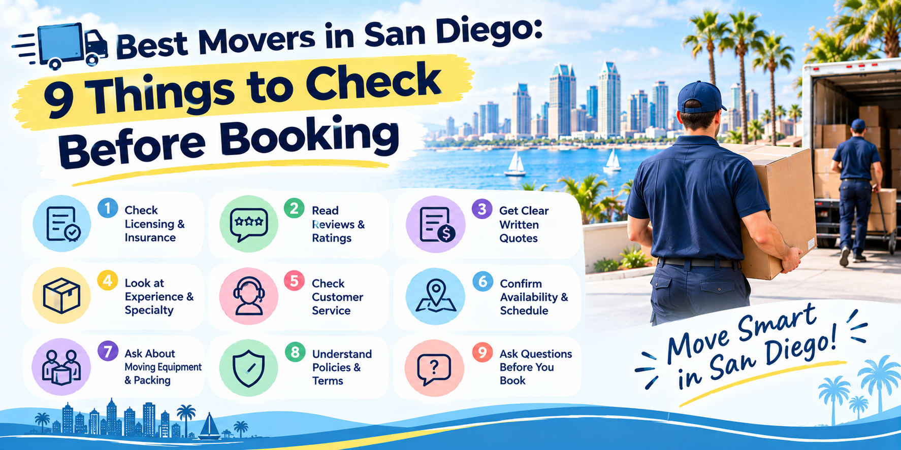 11Best Movers in San Diego: 9 Things to Check Before Booking