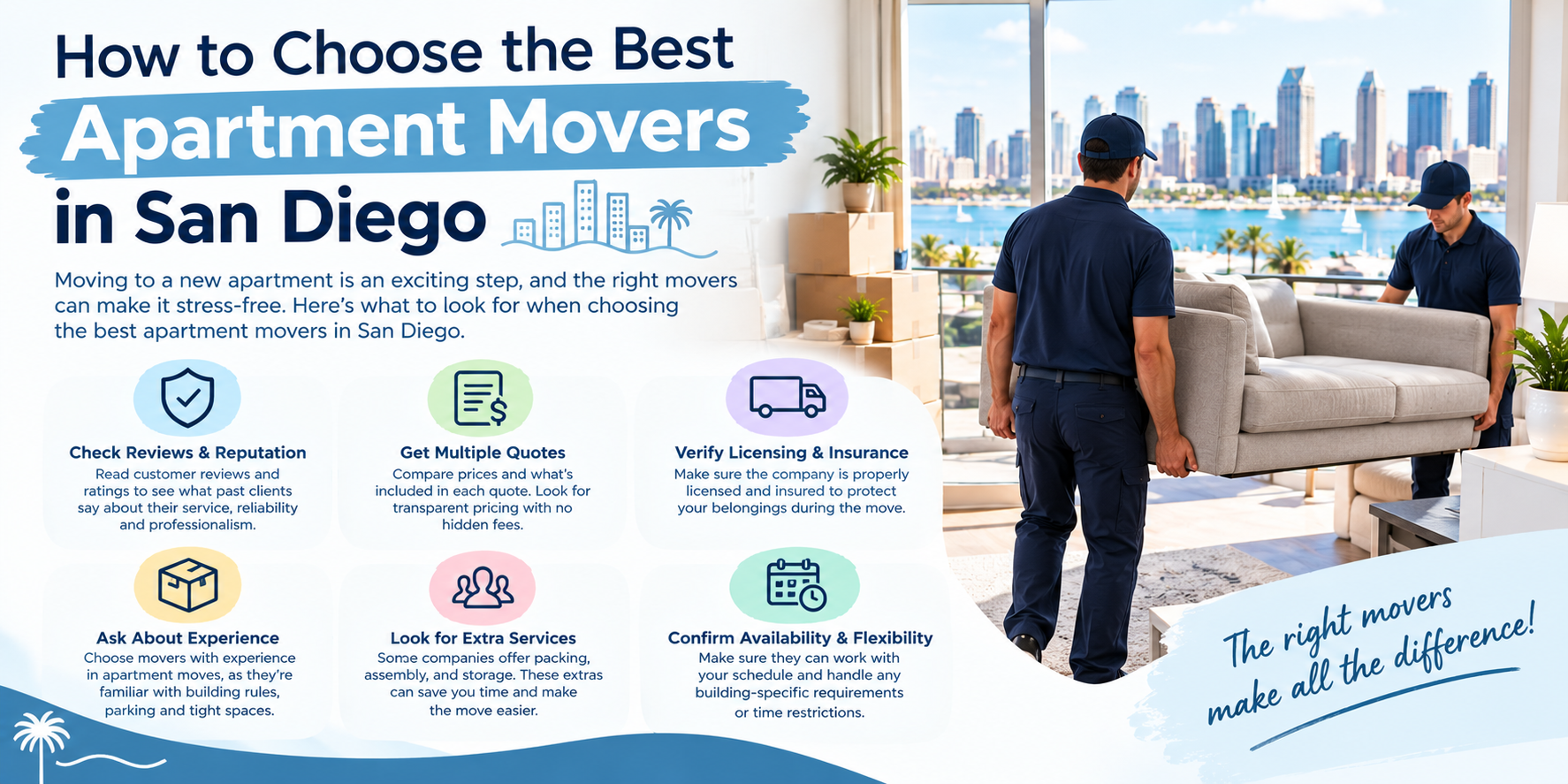How to Choose the Best Apartment Movers in San Diego