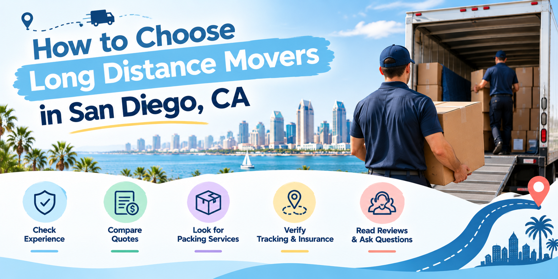 How to Choose Long Distance Movers in San Diego, CA