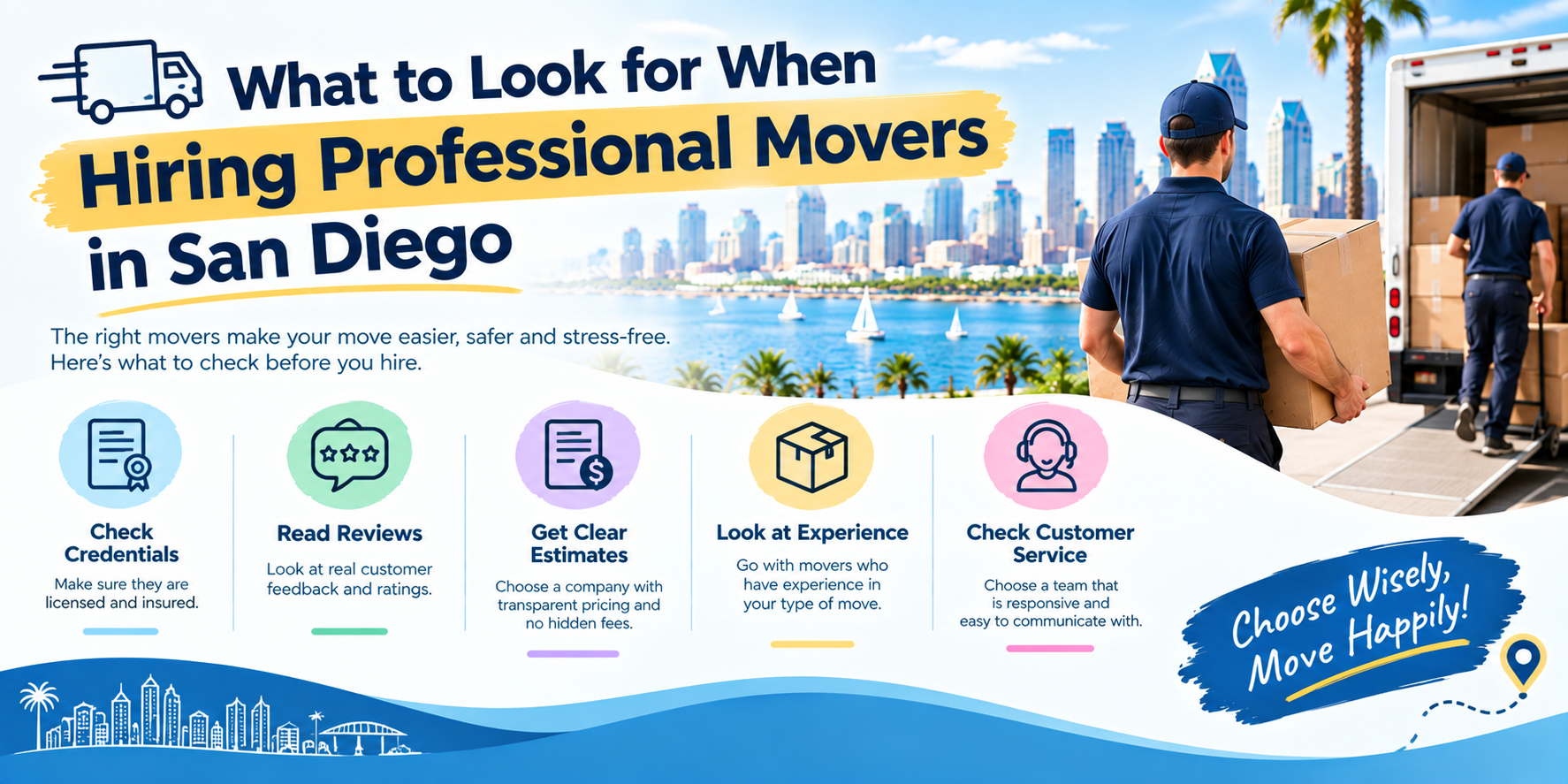 What to Look for When Hiring Professional Movers in San Diego