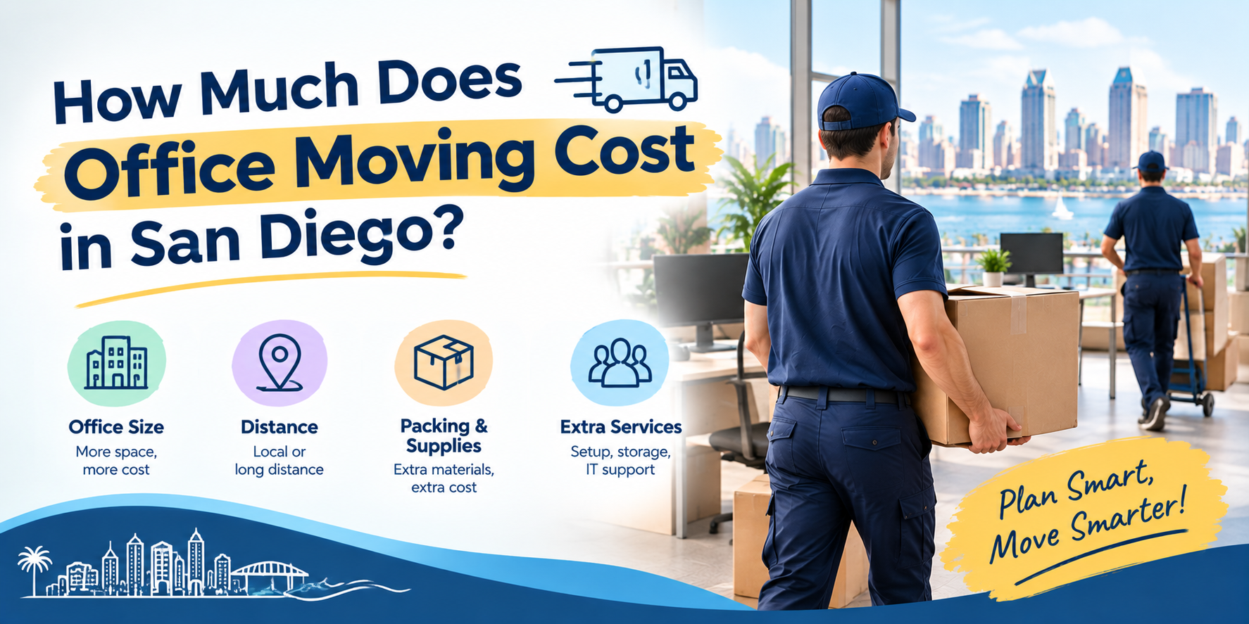 How Much Does Office Moving Cost in San Diego?